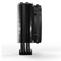 <b>DARK ROCK SLIM</b><br/>NO COMPROMISE SILENCE AND PERFORMANCE<br/>The Dark Rock Slim offers an exceptionally high cooling performance of 180W TDP and virtually inaudible operation. Perfect for high-end builds with limited space.<br/><br/>- Compact construction does not block memory slots<br/>- Virtually inaudible Silent Wings 3 120mm PWM fan<br/>- Achieves only 23.6dB(A) at maximum fan speed<br/>- 4 high-performance copper heat pipes<br/>- Airflow-optimized