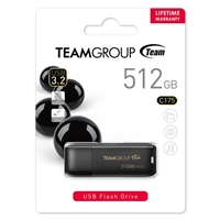 <b>Team C175 512GB USB 3.2 Black USB Flash Drive</b><br/>C175 USB drive is using USB 3.2 interface. Capacities are available from smallest 16GB to largest 512GB