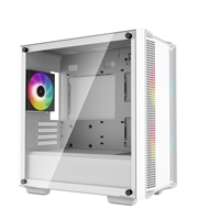 <b>SPACIOUS MID-TOWER CASE</b><br/>The DeepCool CC360 WH ARGB Micro-ATX case offers outstanding value with spacious component compatibility