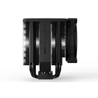 <b>DARK ROCK PRO 5</b><br/>No Compromise Performance and Silence<br/>Dark Rock Pro 5 offers an immense cooling performance and virtually inaudible operation. Excellent for heavily overclocked systems and demanding workstations.<br/><br/>7 high-performance heat pipes for immensely high cooling power<br/>2 virtually inaudible Silent Wings PWM fans for perfect airflow<br/>Front fan with funnel-shaped outlet for optimal air distribution<br/>A speed switch allows you to switch between Quiet Mode and Performance Mode anytime<br/>Height-adjustable front fan and generous heat sink cut-outs for high RAM and VRM cooler compatibility<br/>Special black coating with ceramic particles enables perfect heat transfer and elegant look<br/>Compatible with liquid metal thermal grease<br/><br/><b>IMMENSE COOLING POWER</b><br/>Even with heavily overclocked systems<br/>Dark Rock Pro 5 features 7 high-performance copper heat pipes and a special black coating with ceramic particles. As a result