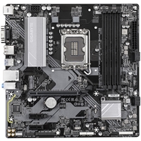 <b>B760M D3HP</b><br/><br/><b>Key Features</b><br/>Supports Intel Core 14th/ 13th /12th processors<br/>Unparalleled Performance: Hybrid 4+1+1 Phases Digital VRM Solution<br/>Dual Channel DDR5: 4 x DIMMs XMP Memory Module Support<br/>Next Generation Storage: 2 x PCIe 4.0 x4 M.2 Connectors<br/>Fast Networks: GbE LAN<br/>Extended Connectivity: Front USB-C 5Gb/s