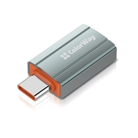 <b>ColorWay CW-AD-AC</b><br/>The Colorway USB-A to Type-C adapter is a miniature adapter that allows you to charge and synchronize mobile gadgets with PCs or laptops that have a USB Type-C interface. This adapter will also be a great solution for connecting various peripheral equipment or media with the interface USB-A. The adapter has miniature dimensions