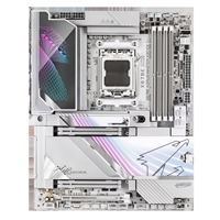 <b>X870E AORUS MASTER X3D ICE</b><br/><br/><b>Key Features</b><br/>X3D Turbo Mode 2.0 : Incredible X3D performance unleashed by AI<br/>DDR5 OC up to 9000MT/s<br/>DriverBIOS : Wi-Fi Driver Pre-install
