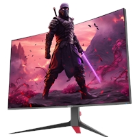 <b>piXL 32" 144Hz/ 165Hz Curved HDR G-Sync Compatible 1ms Frameless Gaming Monitor with FreeSync