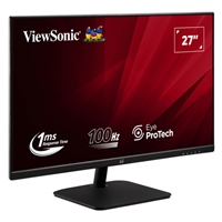 The ViewSonic VA2732-H-2 is a 27” Full HD IPS monitor featuring HDMI and VGA inputs for business and home use. The optimal screen performance and comfortable viewing without tearing or stuttering is delivered through variable refresh rate