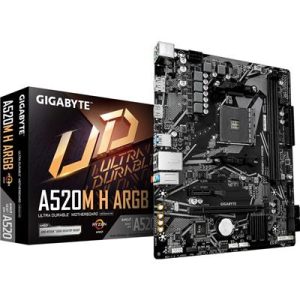 GIGABYTE AM4 A520M H ARGB M-ATX