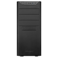 Antec VSK-4000B-U3/U2 Mid Tower Case, 1 x USB 3.0 / 1 x USB 2.0, Galvanized Steel, Vented Side Panel, 1 x Pre-Installed Fans, ATX, Micro-ATX, Mini-ITX Compatible
