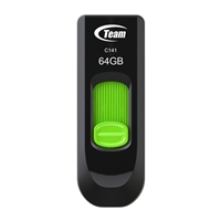 Team C141 64GB USB 2.0 Green USB Flash Drive