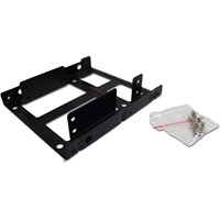 Evo Labs 2.5 INCH to 3.5 INCH Double Internal Drive Bay Adapter, Dual Metal, for 2.5 INCH SSD/HDD