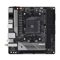 ASRock A520M-ITX/ac AMD AM4 Socket Motherboard, Mini-ITX, 2x DDR4 Slots, 1x M.2 Socket, GbE LAN, Wi-Fi 5, 1x DisplayPort / 1x HDMI Port