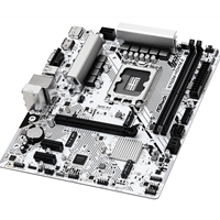 ASRock B760M-HDV/M.2 Intel 1700 Socket Motherboard, Micro-ATX, 2x DDR5 Slots, 2x M.2 Sockets, 2.5GbE LAN, 1x D-Sub / 1x DisplayPort / 1x HDMI Port