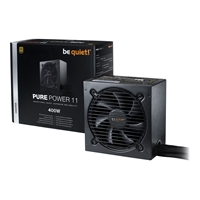Be Quiet! 400W PURE POWER 11, 80 PLUS Gold, SLI/CrossFire, Dual Rail, 32A, 120mm Fan, ATX PSU, 5 Year Warranty