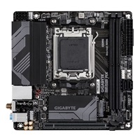 Gigabyte B650I AX Ultra Durable AMD AM5 Socket Motherboard, Mini-ITX, 2x DDR5 Slots, 1x M.2 Socket, 2.5GbE LAN, Wi-Fi 6E, 1x DisplayPort / 1x HDMI Port