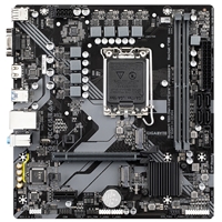 Gigabyte B760M H DDR4 Ultra Durable Intel 1700 Socket Motherboard, Micro-ATX, 2x DDR4 Slots, 2x M.2 Sockets, GbE LAN, 1x D-Sub / 1x HDMI Port