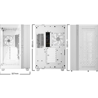 be quiet! BGW72  Light Base 900 FX Full Tower Gaming Case - White, 1 x USB Type-C / 2 x USB 3.0,  Tempered Glass Front & Side Window Panel, 4 x Light Wings ARGB Fans, E-ATX / XL-ATX / ATX / M-ATX / Mini-ATX Compatible