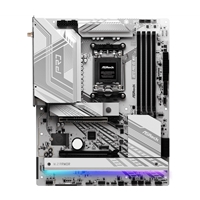 ASRock X870 PRO RS WIFI AMD AM5 Socket Motherboard, ATX, 4x DDR5 Slots, 3x M.2 Sockets, Fitted I/O Shield, 2.5GbE LAN, Wi-Fi 7, 1x HDMI Port / 2x USB-C (USB4)