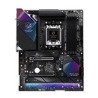 ASRock X870 RIPTIDE WIFI AMD AM5 Socket Motherboard, ATX, 4x DDR5 Slots, 3x M.2 Sockets, Fitted I/O Shield, 2.5GbE LAN, Wi-Fi 7, 1x HDMI Port / 2x USB-C (USB4)
