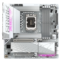 Gigabyte B860M AORUS ELITE WIFI6E ICE Intel 1851 Socket Motherboard, Micro-ATX, 4x DDR5 Slots, 3x M.2 Sockets, Fitted I/O Shield, 2.5GbE LAN, Wi-Fi 6E, 1x DisplayPort / 1x HDMI / 1x USB-C (USB4)