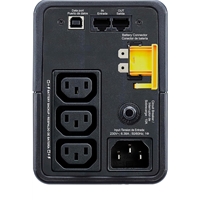 APC Back-UPS BX500MI: 500VA/300W Line-Interactive UPS with AVR, IEC Sockets, USB Communication Cable, Ideal for Home and Office