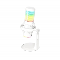 Marvo Scorpion MIC-07 Blast 60 USB RGB Noise Cancelling Wired Gaming Microphone (White)