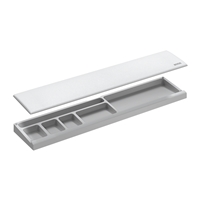 Marvo Scorpion K002 Crest 60 Universal Padded Keyboard Wrist Rest Pad (White)