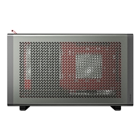 Antec Performance 1M Aventurine Mini-ITX Gaming Case, 1 x USB Type-C, Perforated Panel Design for Optimal Airflow  0 x Pre-Installed Fans,  SFX-L & SFX only, ITX Compatible