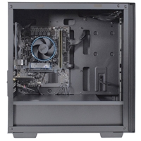 Intel i3 14100 Quad Core 8 Thread 3.50GHz (4.70GHz Boost), 16GB Kingston RAM, 500GB Kingston NVMe M.2, WiFi 6 + BT, Deep Cool Micro Chassis - Pre-Built PC