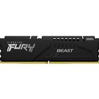 Kingston FURY Beast KF556C40BBK2-64 64GB (2x 32GB) DIMM System Memory, 5600MHz, DDR5, CL40, Black, Intel XMP