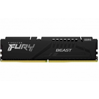 Kingston FURY Beast KF552C40BB2K2-64 64GB (2x 32GB) DIMM System Memory, 5200MHz, DDR5, CL40, Black, Intel XMP