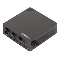 Gigabyte BRIX (GB-BRU5-225H) Barebone Kit, Intel Core Ultra 5 225H 14 Core CPU, 2 x DDR5 SO-DIMM Slots, 2 x M.2 2280 Slots, 1 x M.2 E Key 2230 Wi-Fi & BT slot (Wi-Fi 7 RTL8922AE)