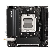 ASRock A620AI WIFI AMD AM5 Socket Motherboard, Mini-ITX, 2x DDR5 Slots, 2x M.2 Socket, 2.5GbE LAN, Wi-Fi 6E, 1x HDMI Port