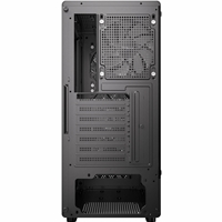 Antec VX320 ARGB Mid-Tower Gaming Case, 1 x USB 3.0/ 1 x USB 2.0, Tempered Glass Side Window Panel, Ventilated Front Grille, 4 x Pre-Installed ARGB LED Fans, ATX, Micro-ATX,ITX Compatible