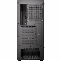 Antec VX310 ARGB Mid-Tower Gaming Case, 1 x USB 3.0 / 2 x USB 2.0, Tempered Glass Side Window Panel, High-Airflow Mesh Front , 3 x Pre-Installed ARGB LED Fans Included, ATX, Micro-ATX,ITX Compatible