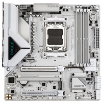 Gigabyte B850M Eagle WIFI6E ICE AMD AM5 Socket Motherboard, Micro ATX, 4x DDR5 Slots, 2x M.2 Sockets, Fitted I/O Shield, 2.5GbE LAN, Wi-Fi 6E, 2x DisplayPort / 1x HDMI Port
