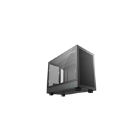 DeepCool CH160 PLUS Micro-ATX Mini Tower PC Case, Tempered Glass, High-Airflow Mesh Design, USB-C & USB 3.0 Front I/O, Supports ATX PSU & 305mm GPU, Black