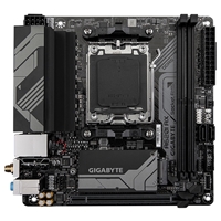 Gigabyte A620I AX (rev. 1.0) AMD AM5 Socket Motherboard, Mini-ITX, 2x DDR5 Slots, 1x M.2 Socket, 2.5GbE LAN, Wi-Fi 6E, 1 x DisplayPort / 1x HDMI Port