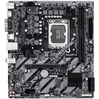 Gigabyte H810M H Intel 1851 Socket Motherboard, Micro-ATX, 2x DDR5 Slots, 1x M.2 Socket, GbE LAN, 1x D-Sub / 1x HDMI Port