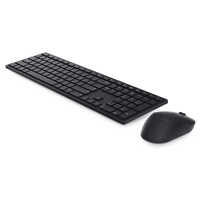 Dell KM5221W Pro Wireless Keyboard and Mouse Set for Windows, 2.4GHz Wireless, QWERTY UK English Layout, Black