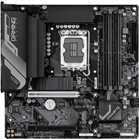 Gigabyte B760M GAMING X DDR4 GEN5 Intel 1700 Socket Motherboard, Micro-ATX, 4x DDR4 Slots, 2x M.2 Sockets, Fitted I/O Shield, 2.5GbE LAN, 1x DisplayPort / 1x HDMI Port