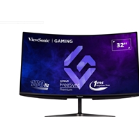 Viewsonic VX3218C-2K 32 Inch Curved Gaming Monitor, QHD, 180Hz, Freesync, 2xHDMI, DisplayPort, 1ms VESA, Speakers