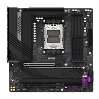 Gigabyte B650M AORUS ELITE AMD AM5 Socket Motherboard, Micro-ATX, 4x DDR5 Slots, 2x M.2 Socket, Fitted I/O Shield, 2.5GbE LAN, 1x DisplayPort / 1x HDMI Port
