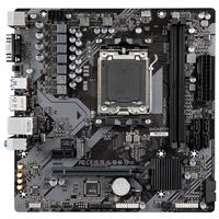 Gigabyte A620M S2H AMD AM5 Socket Motherboard, Micro-ATX, 2x DDR5 Slots, 1x M.2 Socket, GbE LAN, 1x D-Sub / 1x DisplayPort / 1x HDMI Port