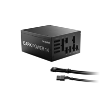 be quiet! DARK POWER 14, 850W, 80 PLUS certified and Cybenetics efficiency, ATX 3.1 compliant, PCIe 5.1 compatible, backed by a 10-year manufacturer's warranty.