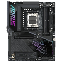Gigabyte X870E AORUS PRO X3D AMD AM5 Socket Motherboard, ATX, 4x DDR5 Slots, 4x M.2 Sockets, Fitted I/O Shield, 5GbE LAN, Wi-Fi 7, 1x HDMI Port / 2x USB-C (USB4)
