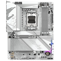 Gigabyte X870 AORUS ELITE X3D ICE AMD AM5 Socket Motherboard, ATX, 4x DDR5 Slots, 4x M.2 Socket, 5GbE LAN, Wi-Fi 7, 1x HDMI Port / 2x USB-C (USB4)