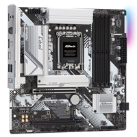 ASRock B760M PRO RS Intel 1700 Socket Motherboard, Micro-ATX, 4x DDR5 Slots, 3x M.2 Socket, Fitted I/O Shield, 2.5GbE LAN, 1x DisplayPort / 1x HDMI Port
