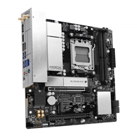 ASRock B850M Rock WiFi AMD AM5 Socket Motherboard, Micro-ATX, 2x DDR5 Slots, 2x M.2 Socket, Fitted I/O Shield, 2.5GbE LAN, Wi-Fi 6E, 1x DisplayPort / 1x HDMI Port