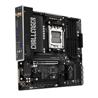 ASRock B850M Challenger WiFi AMD AM5 Socket Motherboard, Micro-ATX, 4x DDR5 Slots, 2x M.2 Socket, Fitted I/O Shield, 2.5GbE LAN, Wi-Fi 7, 1x HDMI Port