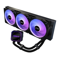 ASRock Pro 360 ARGB AIO Liquid CPU Cooler, 360mm Radiator, Triple 120mm PWM Fans, Addressable RGB, Intel LGA1700/1851 & AMD AM5/AM4 Compatible