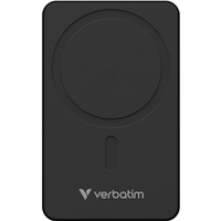 Verbatim Charge 'n' Go Essentials MagSafe Power Bank Wireless 5000mAh Black